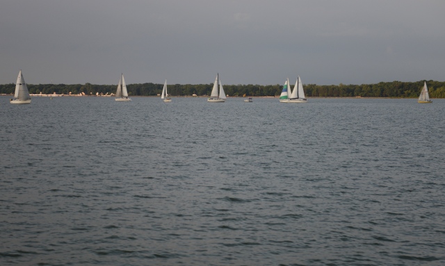 Sailboat race on the in our backyard!